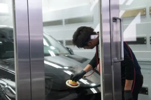 コーティング施工ブース