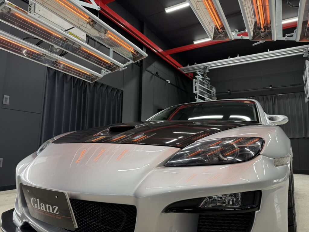 マツダRX-8　遠赤外線ヒーター乾燥