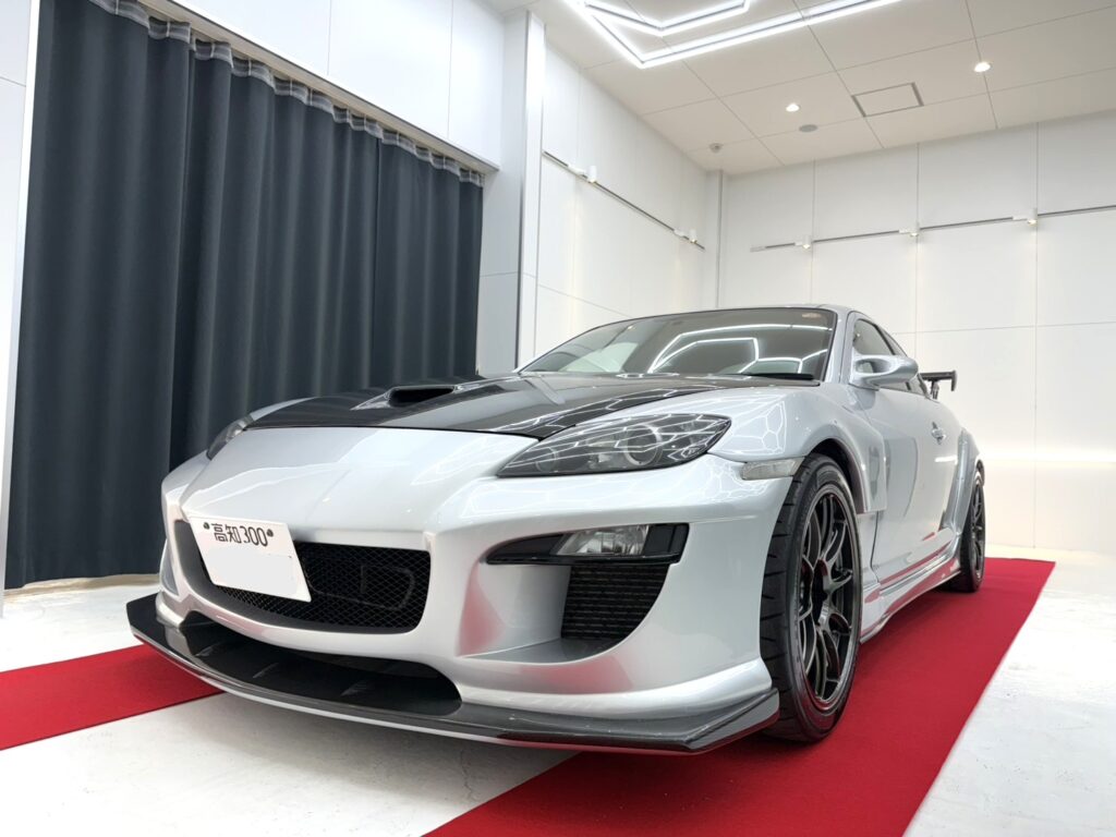マツダRX８　セラミックコーティング納車