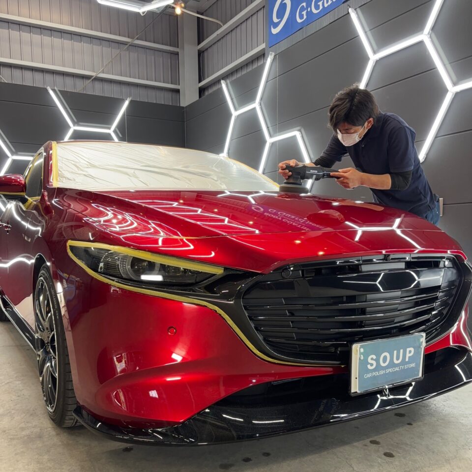 マツダ　MAZDA3ファストバック　System X セラミックコーティング　SOUP