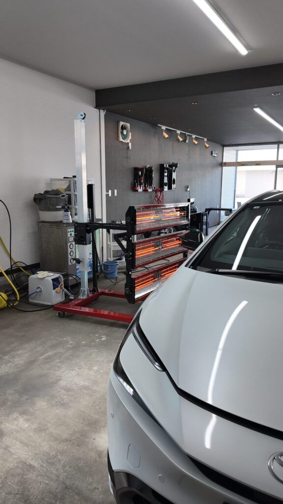 questa-prius-08 - SystemXセラミックコーティング|米国製特殊コーティング 赤外線ヒーターによる硬化工程
