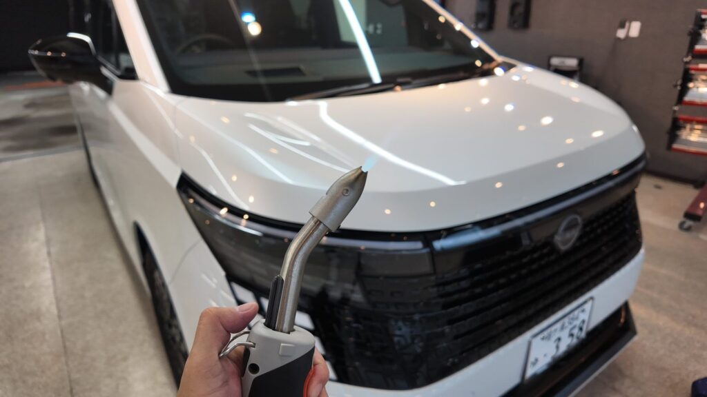 日産 エルグランドのセラミックコーティング施工