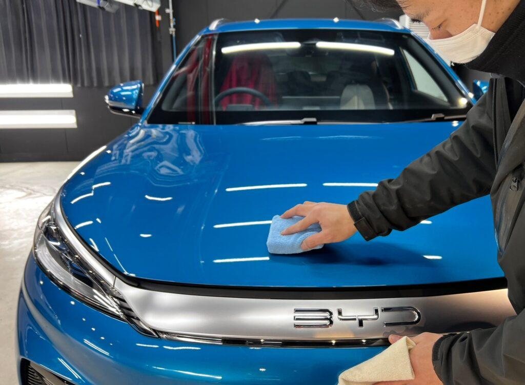 BYD ATTO3のセラミックコーティング施工