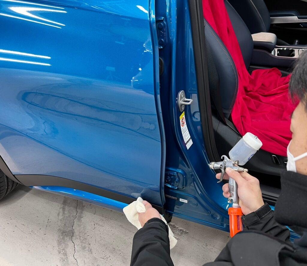 BYD ATTO3のセラミックコーティング施工
