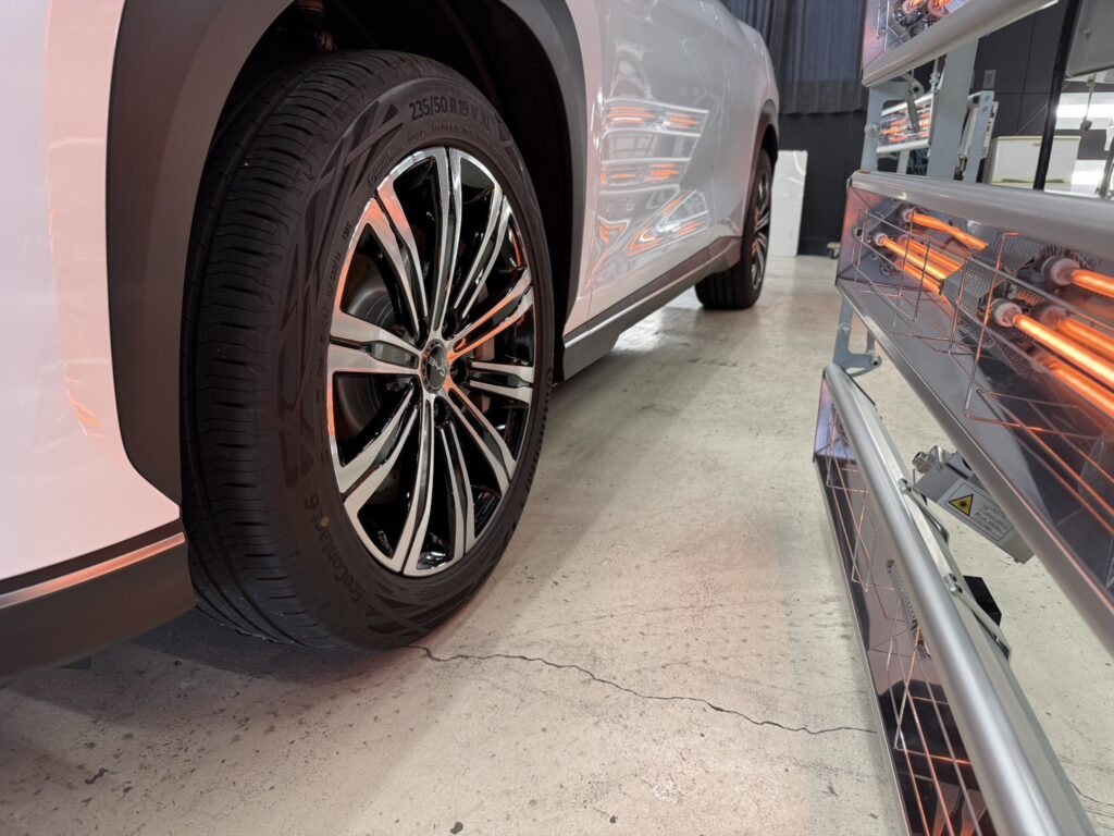 BYD シーライオン7のセラミックコーティング施工