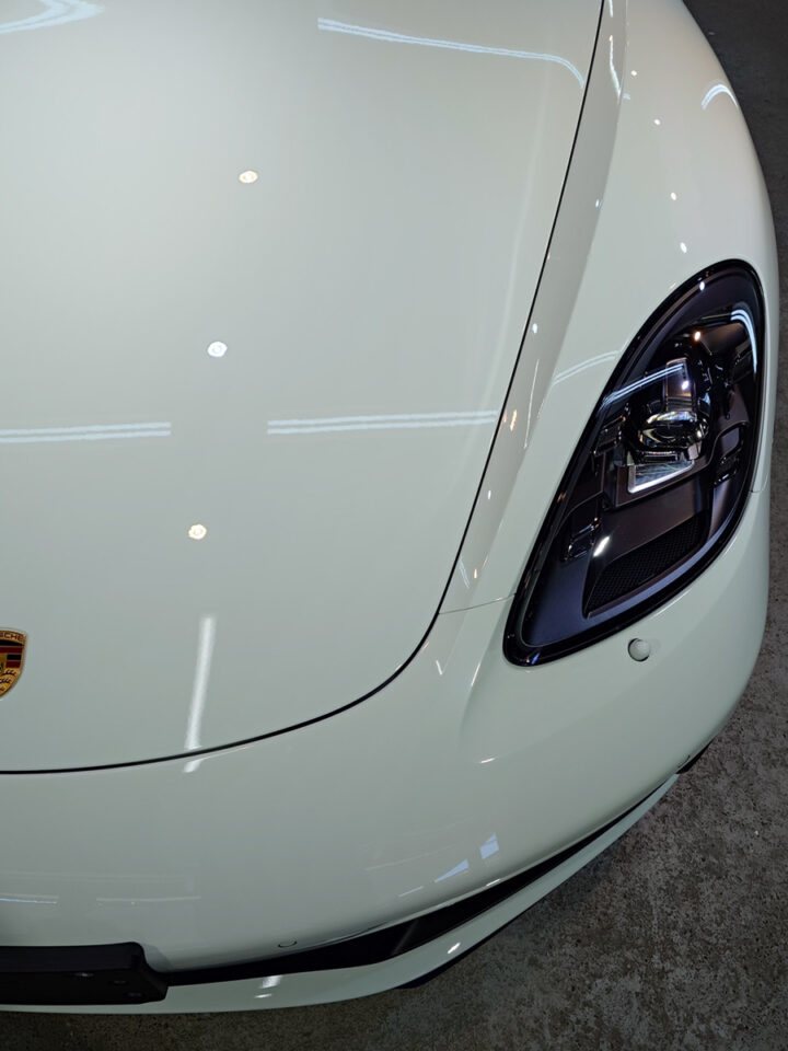 ポルシェ 718ボクスターのセラミックコーティング施工