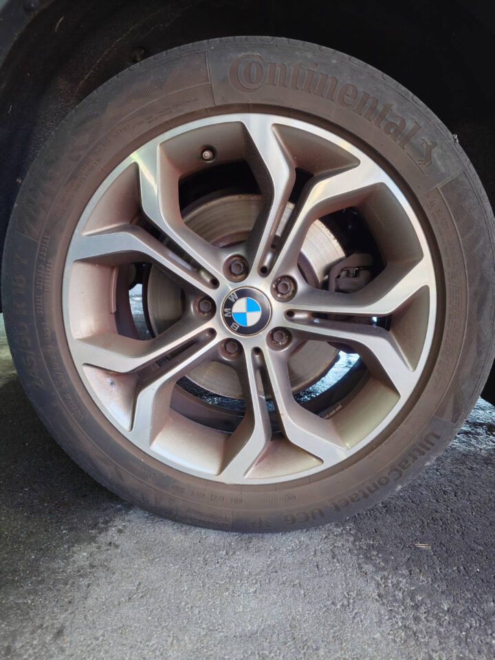 BMW X3のセラミックコーティング施工